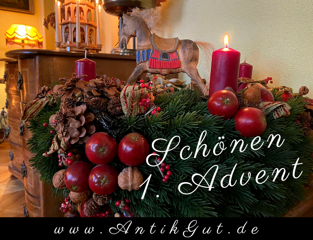 Weihnachten Gutshaus Pöthen - der Adventskranz